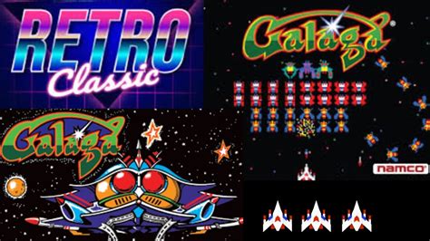 Galaga | Arcade Game (1981) Retro Arcade Classic! #1980s #atari # ...