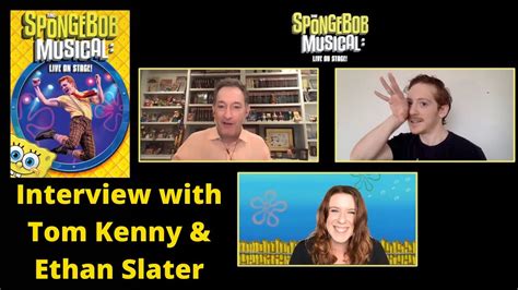 INTERVIEW With Tom Kenny and Ethan Slater For The SpongeBob Musical ...