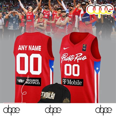 2024 Custom Puerto Rico Basketball Jersey – Musicdope80s.com