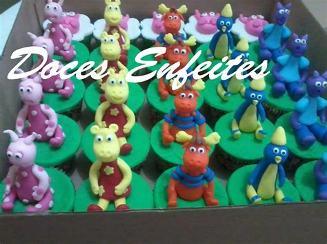 Doces Enfeites-Bolos e Biscuit: Festa dos Backyardigans (cupcakes ...