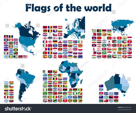 All Flags Of Australia Continent: Over 2,582 Royalty-Free Licensable ...