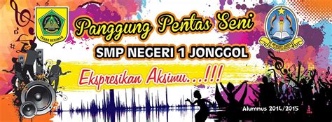 Contoh Banner Pentas Seni – Materi Belajar Online