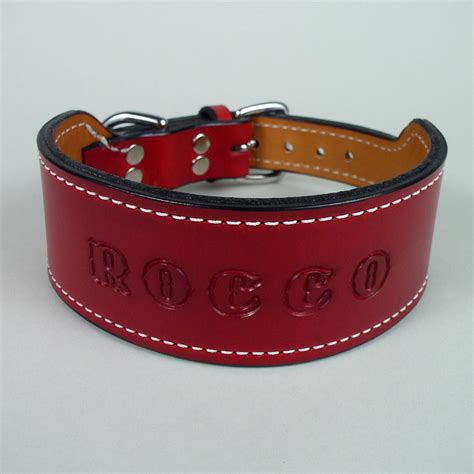 Personalized Leather Dog Collars - Custom Dog Collars