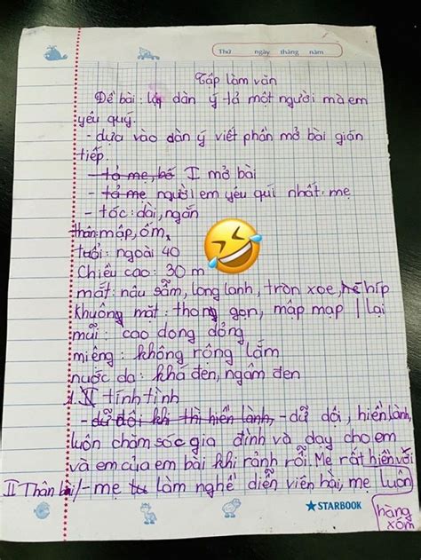 Cười ra nước mắt với bài văn tả mẹ cao 30m của con gái danh hài Thúy ...