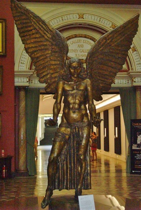 'Lucifer' (Bronze) by Sir Jacob Epstein, Birmingham Art Gallery ...