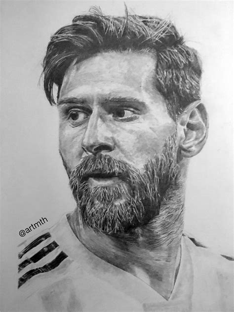 My drawing of the GOAT Lionel Messi : r/Barca