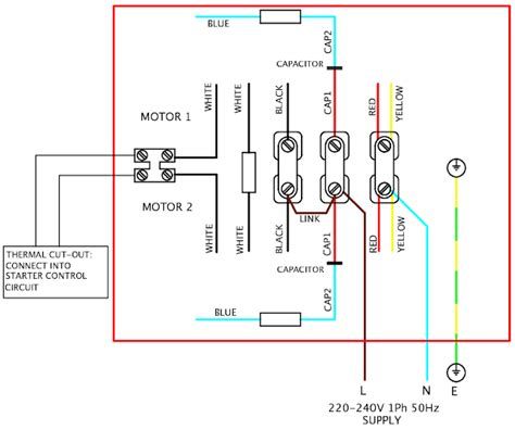 240V Single Phase Motor Wiring Diagram | Elec Eng World