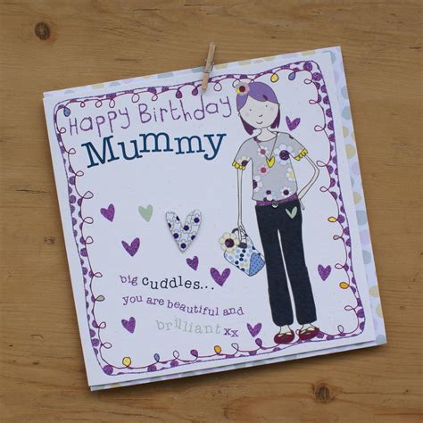 happy birthday mummy card by molly mae | notonthehighstreet.com