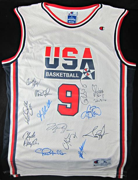 1992-usa-basketball-team-signed-jersey - Memorabilia Center