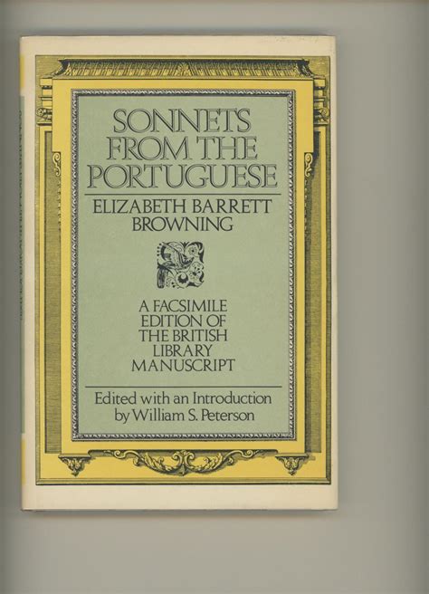 SONNETS FROM THE PORTUGUESE: A Facsimile edition of the British Library ...