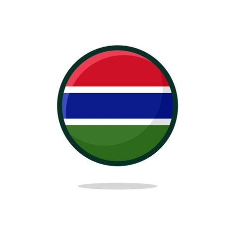 Gambia Flag Icon 10485224 Vector Art at Vecteezy