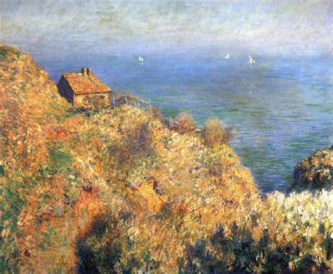 Claude Monet, Cabane des douaniers à Varengeville (1882) | Claude monet ...