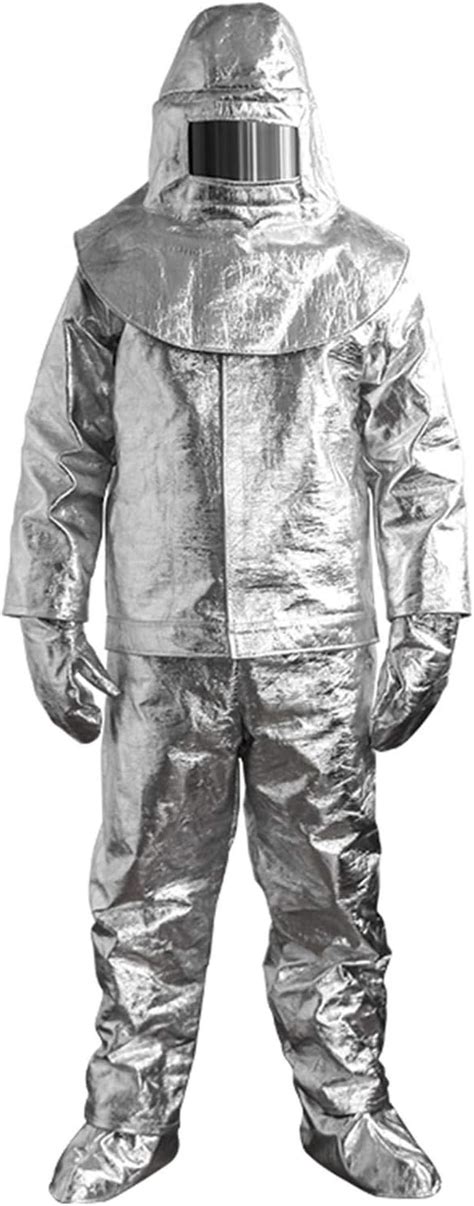 Radiation Proof Hazmat Suit Heat Resistant Clothing Fireproof Suit For ...