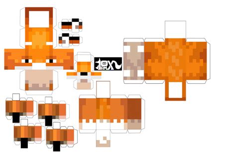 Minecraft Papercraft Mini Fox Printable Minecraft Papercraft | Porn Sex ...