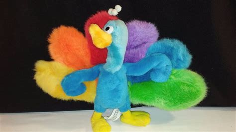 NBC STUFFED PLUSH PEACOCK NBC COLORED FEATHERS #NBC (With images ...