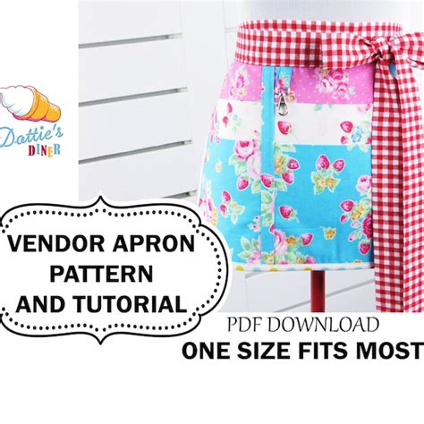 Waitress Apron Pattern - Etsy