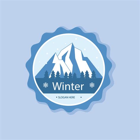 hand drawn winter logo element vector 15258460 Vector Art at Vecteezy