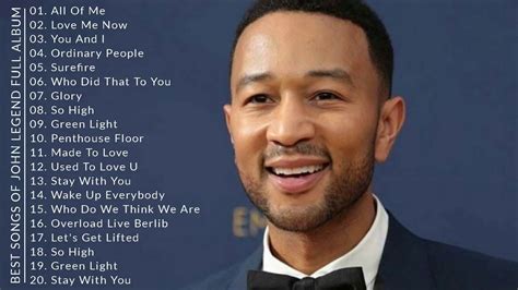 Best Songs Of John Legend Full Album - John Legend Greatest Hits | Best ...