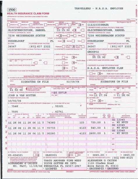 Claim Form: Claim Form For Medicare