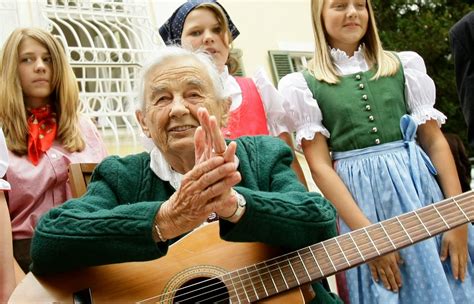 JACKIE REPORTS: Sound Of Music: Maria Last Surviving Member Of Von ...