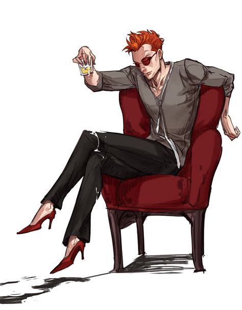 Crowley | Good Omens | by @silverayt #goodomens #art Be More Chill ...