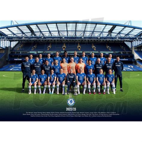 Chelsea WFC 22/23 Squad Poster