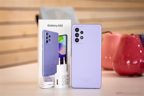 Samsung Galaxy A52 pictures, official photos