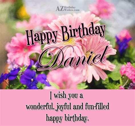 Happy Birthday Daniel