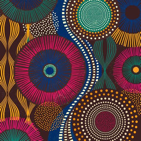 African tribal pattern background psd | Premium PSD - rawpixel