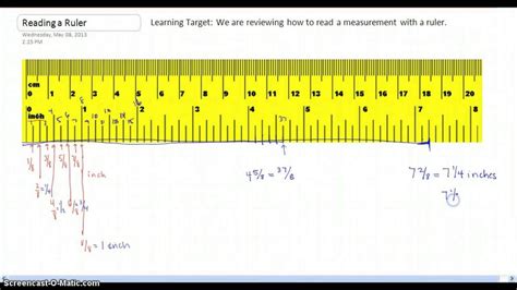 How To Read Measurements On A Ruler. - Printable Ruler Actual Size