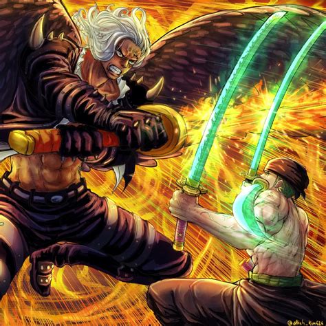 Zoro vs king fanart by me , thoughts? Next fight will be intense n ...