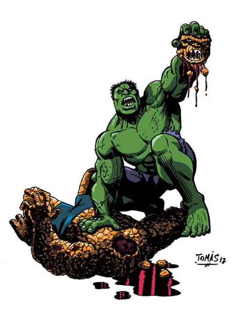 Hulk vs Thing - Comic Art Community GALLERY OF COMIC ART