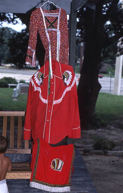 Florida Memory • Creek Indian clothing on display