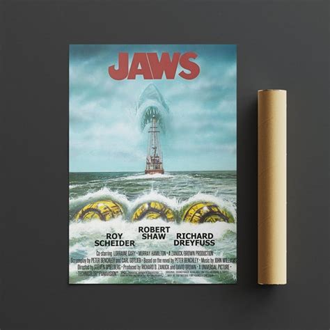 Jaws Poster - Etsy