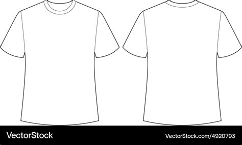 White shirt Royalty Free Vector Image - VectorStock