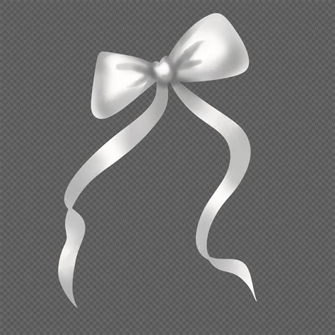 White Ribbon Bow PNG Images With Transparent Background | Free Download ...