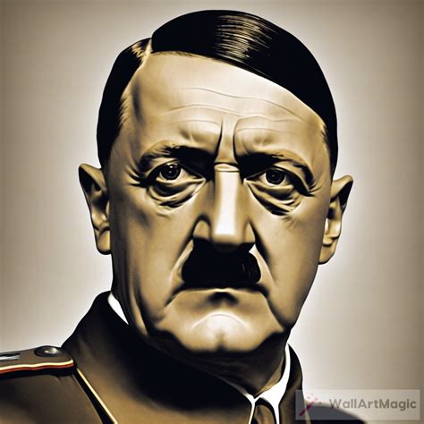 Hitler: AI Artwork Controversy | WallArtMagic