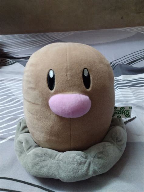 Pokemon Diglet plushie, Hobbies & Toys, Toys & Games on Carousell