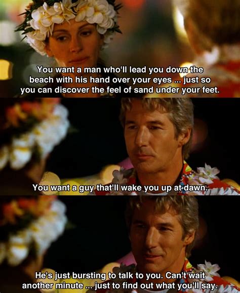 You want a man who's lead you down the beach.. ~ Runaway Bride (1999 ...