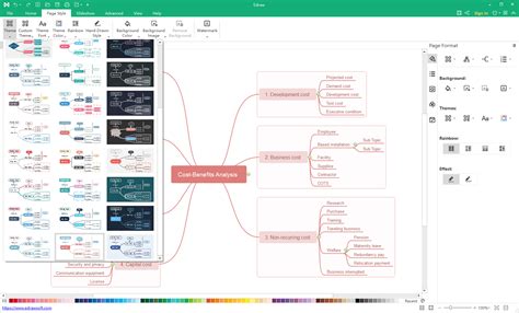 Visio Mind Map Template