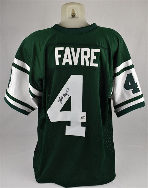 Lot Detail - Brett Favre Autographed New York Jets Jersey