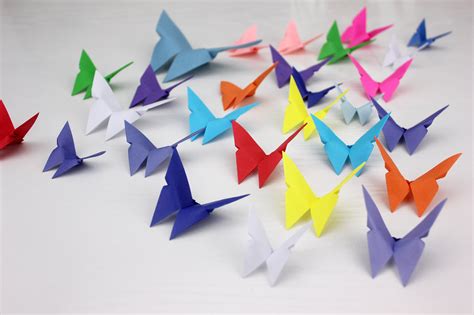 80 Origami Butterflies 3D Paper Butterfly Wall Art for Wedding ...