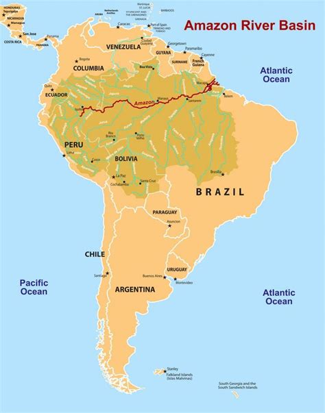 Amazon Basin Map Location