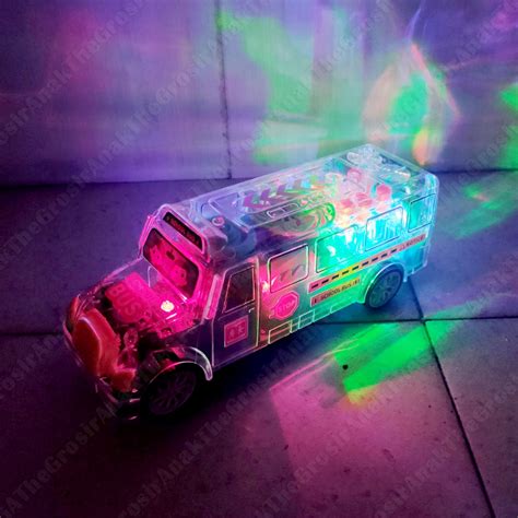 School BUS 3D LED Toys Can SCHOOL On Music Lights | Shopee Malaysia