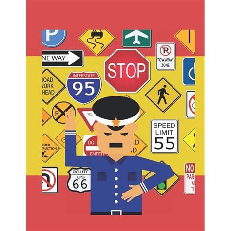 Buy Road safety and Traffic signs coloring books for kids: Road Signs ...