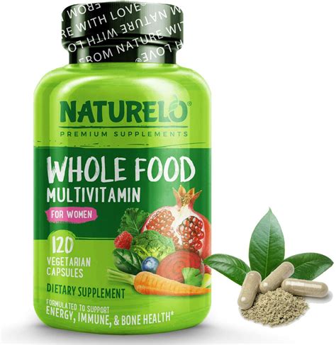 NATURELO: Whole Food Multivitamin for Women – with Vitamins, Minerals ...