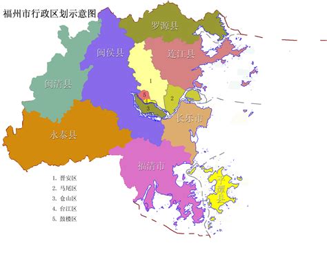 Fuzhou Map City of China | Map of China City Physical Province Regional