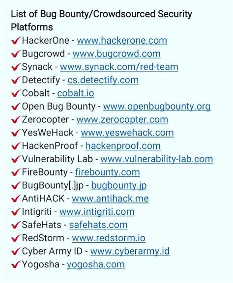 List of Bug Bounty Platforms - SlayTec - Cybersecurity Magazine