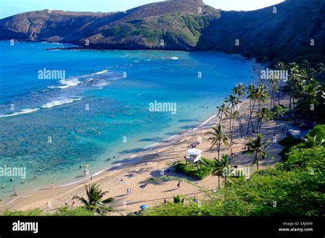 Hanauma Bay Nature Preserve, Oahu, Hawaii Stock Photo - Alamy