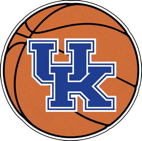 University of Kentucky Basketball UK Logo Decal Sticker [White - 6 ...